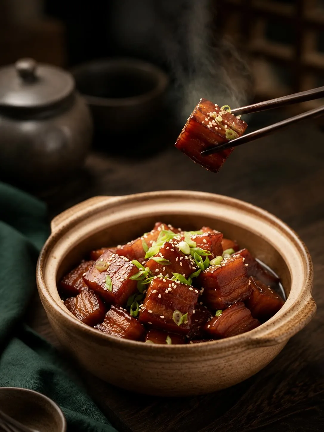 Braised pork belly